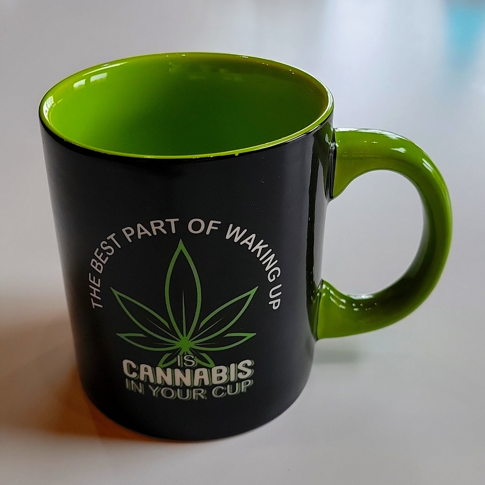 Best part of waking up coffee mug.